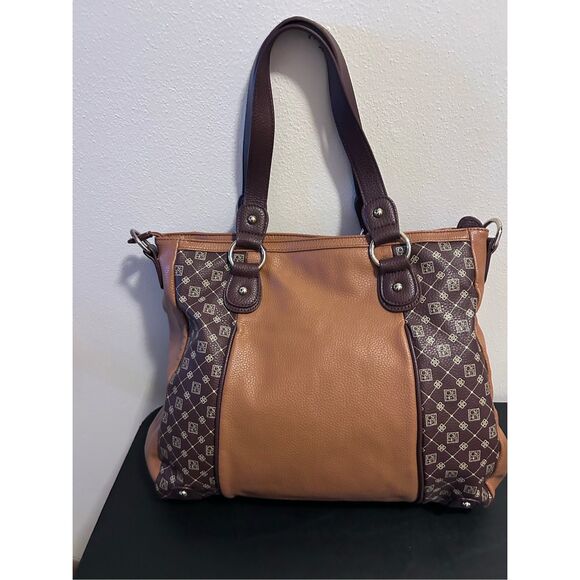 Danbury Mint Jose Hess Large Tote Handbag Purse I Love You - Picture 3 of 16